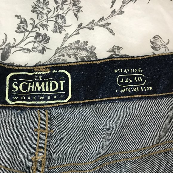 🚜C.E. Schmidt Workwear Men's Jeans | Dark Blue | Size 44W x 30L - Picture 9 of 12